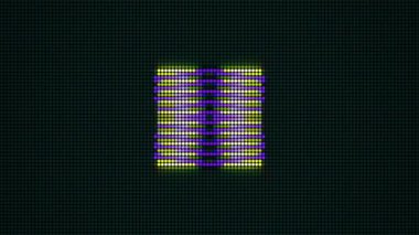 Gürültü vintage piksel soyut arkaplan, 8-bit retro siber oyun arkaplanı, mozaik geometrik şekiller.