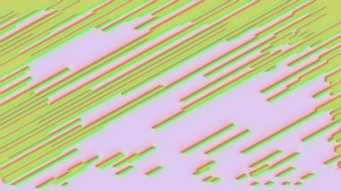 Basit bir çizgi çizimi döngüsü. Soyut holografik minimalist şekiller arka plan. Modern tasarım kavramı.