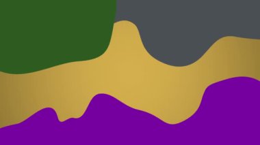 Soyut dalga çizgisi kavramsal arka plan, minimal retro şekiller renkli çizgiler. Modern pürüzsüz renkler duvar kağıdı.