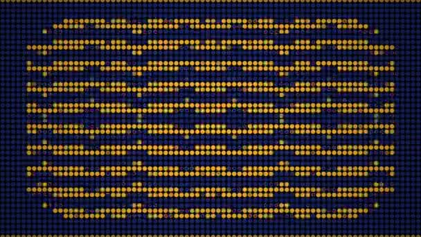 Ruído Pixel Vintage Fundo Abstrato Bit Retro Cyber Vídeo Game — Vídeo de Stock