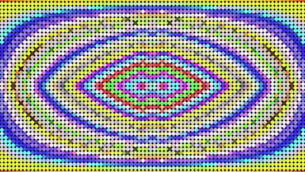 Noise Vintage Pixel Abstrakten Hintergrund Bit Retro Cyber Videospiel Hintergrund — Stockvideo