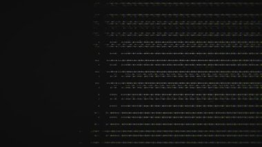 Sinyal hatası, analog TV pikseli, ses bozulması yok. Dijital parazit, soyut vhs sinyal taklidi. Kırık anten, obje etkisi.