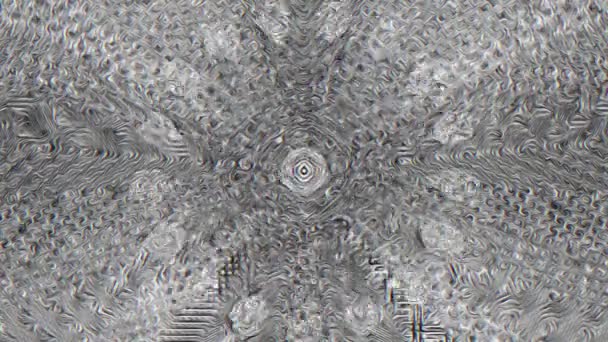 Kaléidoscope Abstrait Fleur Fractale Méditation Formes Psychédéliques Trippy Transformations Futuristes — Video