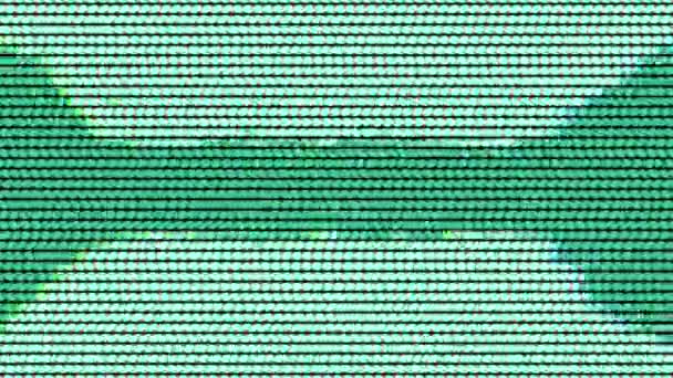 Glitch Geen Signaal Flikkering Analoge Pixel Ruisvervorming Digitale Interferentie Abstracte — Stockvideo