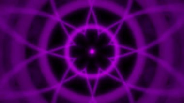 Dinamik dijital tasarım geometrik çizgiler modern yapı neon perspektif tünel, teknoloji konsepti, gelecekçi çokgen tünel fraktal element arka planı.
