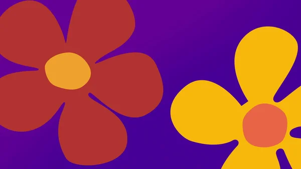 Nahtlose Abstrakte Botanische Blume Hintergrund Animation Blühende Rotierende Blumen Kreative — Stockfoto