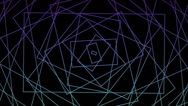 Kolorowe Geometryczne Futurystyczne Błyszczące Tło Psychodeliczne Cyfrowe Linie Sieciowe Zakłócenia — Zdjęcie stockowe