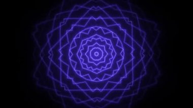 Süslü geometrik mandala desenli fantezi fraktal arka plan. Soyut kaleydoskop.
