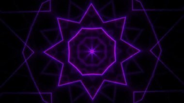 Süslü geometrik mandala desenli fantezi fraktal arka plan. Soyut kaleydoskop.