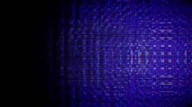 Soyut arıza gürültü fütüristik dijital model, elektrik enerji patlaması konsepti, neon öncü ışık hareketi arkaplan.