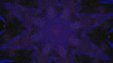 Kaleydoskop modern süs, soyut tünel arka planı. Dinamik 3D süslemeli döngü deseni. Soyut dekorasyon, enerji patlaması, fantezi şekilleri meditasyon konsepti..