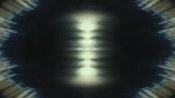 Kaleidoskop Moderne Ornamente Abstrakten Tunnelhintergrund Dynamisches Ornamentschleifenmuster Abstrakte Dekoration Energieexplosion — Stockvideo
