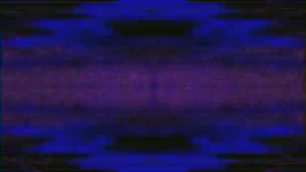 Latar Belakang Psikedelik Geometri Abstrak Dinamis Neon Warna Ornamental Sci — Stok Video