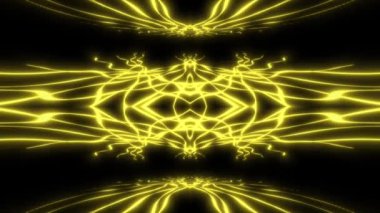Soyut çizgi sanatı, optik geometrik illüzyon efekti, neon renkli dinamik element. Lazer kablo, yaratıcı rahatlama arka planı.