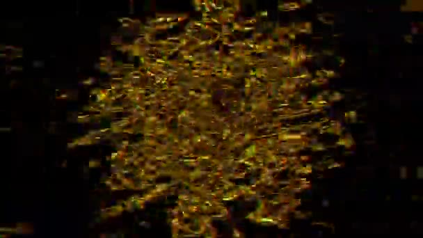 Випадковий Старовинний Кіберпанк Мрійливий Творчий Фон Тече Згенеровані Комп Ютером — стокове відео