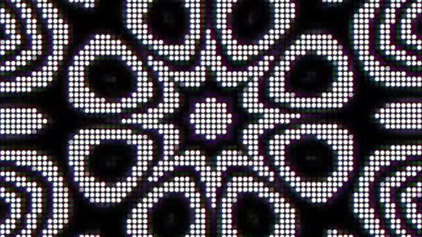 Neonově Zářící Čáry Abstraktní Futuristické Pozadí Geometrické Abstrakce Ultrafialové Záře — Stock video