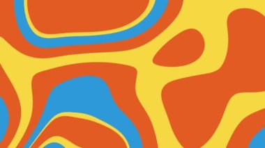 Geometrik sıvı sonsuz hareket modern renkli arkaplan. Yaratıcı tasarım projesi için soyut dinamik doku. 