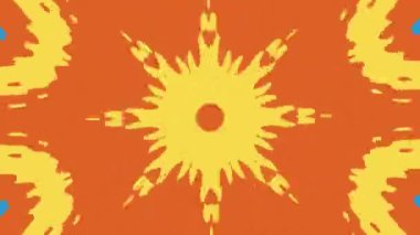 Geometrik Psikedelik Fütürist Işık Gezisi. Kusursuz bir arka plan. İnternet için sihirli tünel videosu, TV şovu.