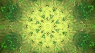 Kaleydoskop soyut İllüzyon Gerçeküstü Yolculuk. Sonsuz soyutlama parlıyor. Farklı kullanım için sihirli gezi görüntüleri.