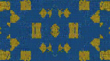 Kaleydoskop soyut İllüzyon Gerçeküstü Yolculuk. Sonsuz soyutlama parlıyor. Farklı kullanım için sihirli gezi görüntüleri.