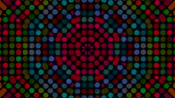 Kaleidoscope Abstract Illusionary Surrealistic Trip Brilhando Infinita Abstração Imagens Mágicas — Vídeo de Stock