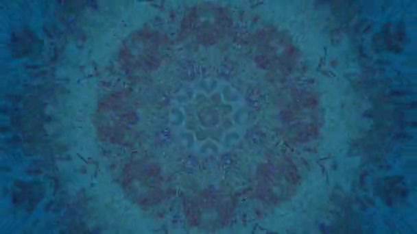 万華鏡抽象幻想超現実的な旅 無限の抽象性を輝かせる 異なる使用のための魔法の旅の映像 — ストック動画