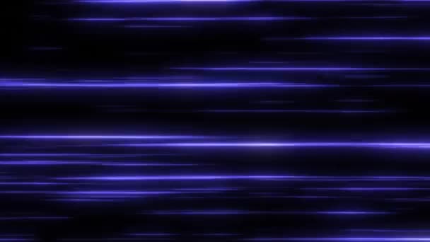 Linee Dinamiche Colorate Movimento Blu Neon Cyberpunk Retro Sfondo Imitazione — Video Stock
