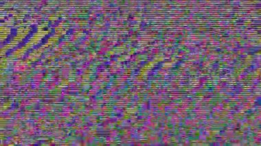 Gürültülü pikselli dijital sanat arızası bilim kurgu psikedelik titreşimli arka plan. Herhangi bir proje için fx bg. 