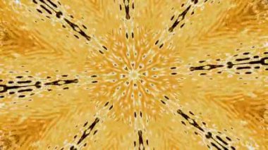 Fraktal Dijital Parlayan Enerji, Geometrik Gerçeküstü Madde. Parlak fantezi mandala. Farklı kullanım için hipnotik tünel videosu. 