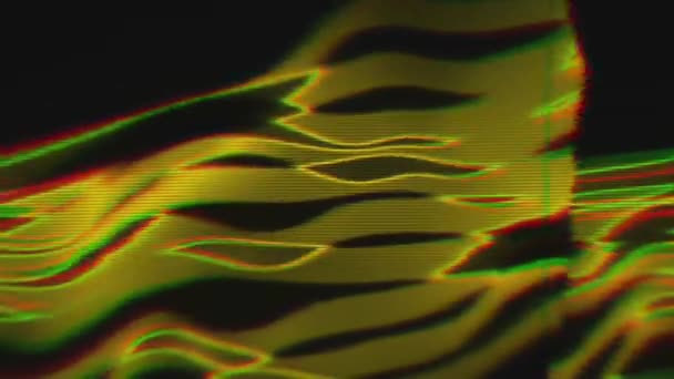 Soyut Veri Akışı Boyutlu Dijital Sanat Geometrik Hareket Dokusu Yüksek — Stok video