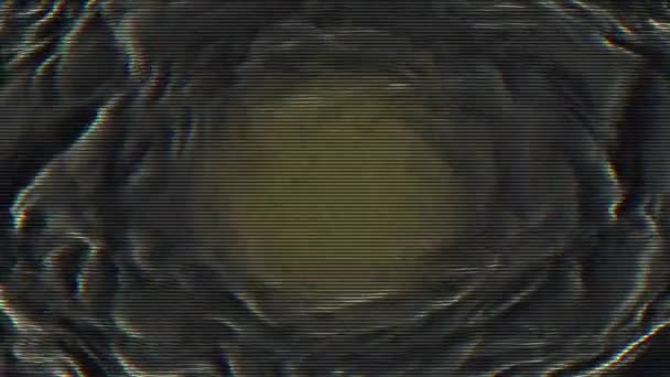 Многоцветный Винтажный Шумный Психоделический Голографический Фон Имитация Экрана Старого Компьютера — стоковое видео