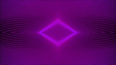 Soyut dinamik geometrik çizgiler modern dijital neon perspektif tüneli, teknoloji konsepti, gelecekçi çokgen tünel fraktal element arka planı.