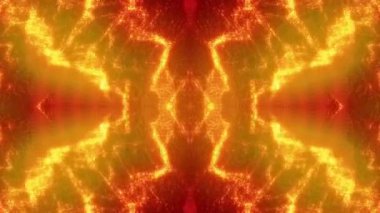 Soyut dinamik geometrik çizgiler modern dijital neon perspektif tüneli, teknoloji konsepti, gelecekçi çokgen tünel fraktal element arka planı.