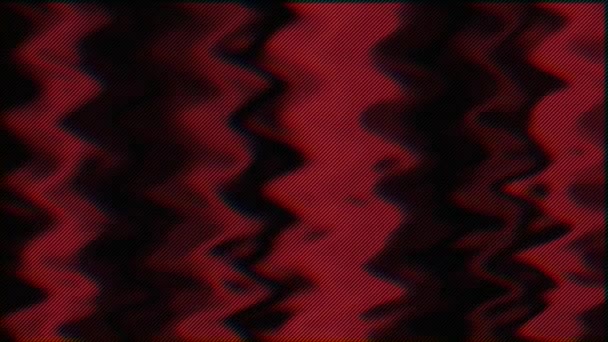 Abstract Vintage Red Wavy Trendy Floating Background Psychedelic Liquid Imitation — Video