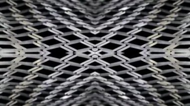 Abstract geometric art, dynamic fractal futuristic background, modern tunnel with psychedelic trendy shapes.