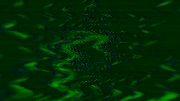 Vielfarbige Psychedelische Abstraktion Störgeräusche Elegant Glitzernder Hintergrund Beschädigte Gpu Imitation — Stockvideo