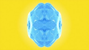 Futuristic abstract unique shining texture, fractal kaleidoscope multicolor mirrored psychedelic transformations.