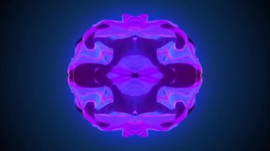 Abstract futuristic meditation fractal background. Surreal ornament, fashion creative 3d artistic visualization.