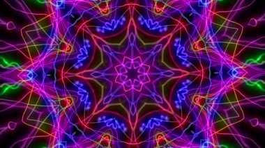 Abstract futuristic meditation fractal background. Surreal ornament, fashion creative 3d artistic visualization.