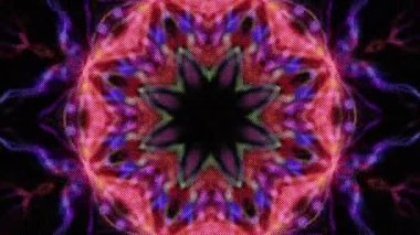 Abstract futuristic meditation fractal background. Surreal ornament, fashion creative 3d artistic visualization.