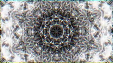 Abstract futuristic meditation fractal background. Surreal ornament, fashion creative 3d artistic visualization.