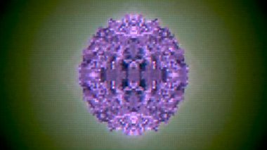 Abstract psychedelic crystal background, futuristic multicolor symmetry, 3d illusion for creative project.