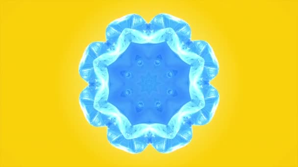Abstract Kaleidoscope Geometric Fractal Background Surreal Ornament Fashion Creative Artistic — Wideo stockowe