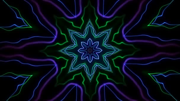 Surrealistic Abstract Meditation Fractal Background Trendy Artistic Ornament Creative Visualization — Stockvideo