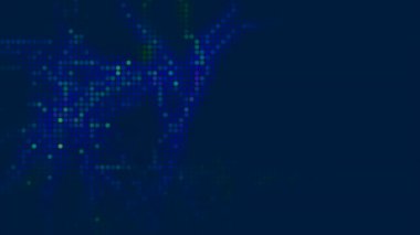 Futuristic red abstract dotted unique shining texture, fractal pixelated multicolor psychedelic displacement.