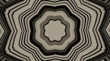 Patern Geometrik Gerçeküstü Madde. Parlak fantezi mandala. Farklı kullanım için hipnotik tünel videosu. 