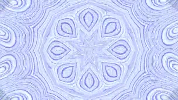 Pattern Geometrical Surrealistic Substance Mandala Fantasia Piscante Vídeo Túnel Hipnótico — Vídeo de Stock
