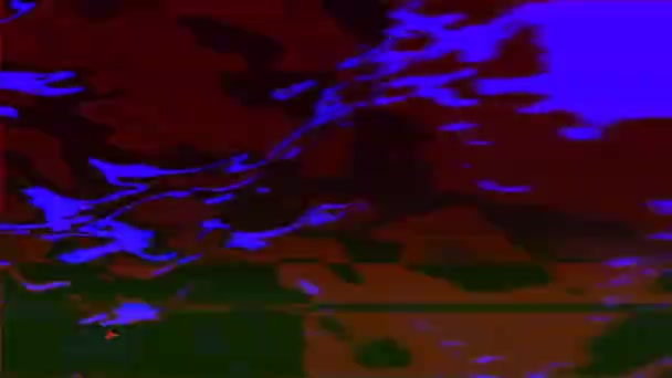 Multi Colored Psychedelic Abstraction Interference Noisy Elegant Glittering Background Damaged — Vídeo de stock
