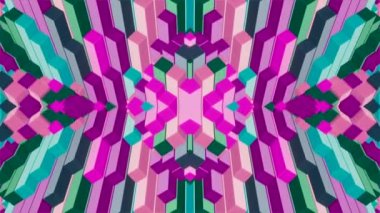 Pattern Geometrical Surrealistic Substance. Dreamy fantasy mandala. Hypnotic tunnel video for different usage. 