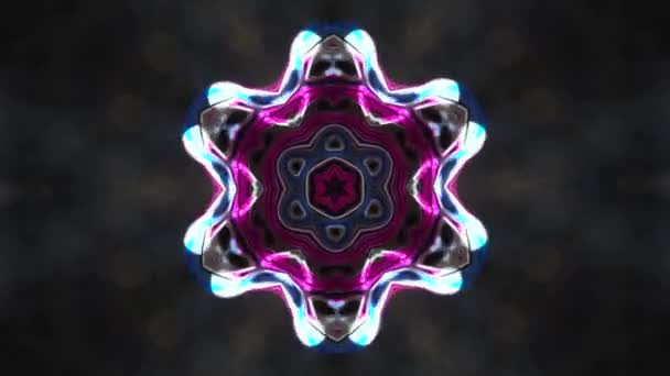 Artistic Kaleidoscope Design Futuristic Colorful Twist Ideal Modern Abstract Presentations — Stock videók